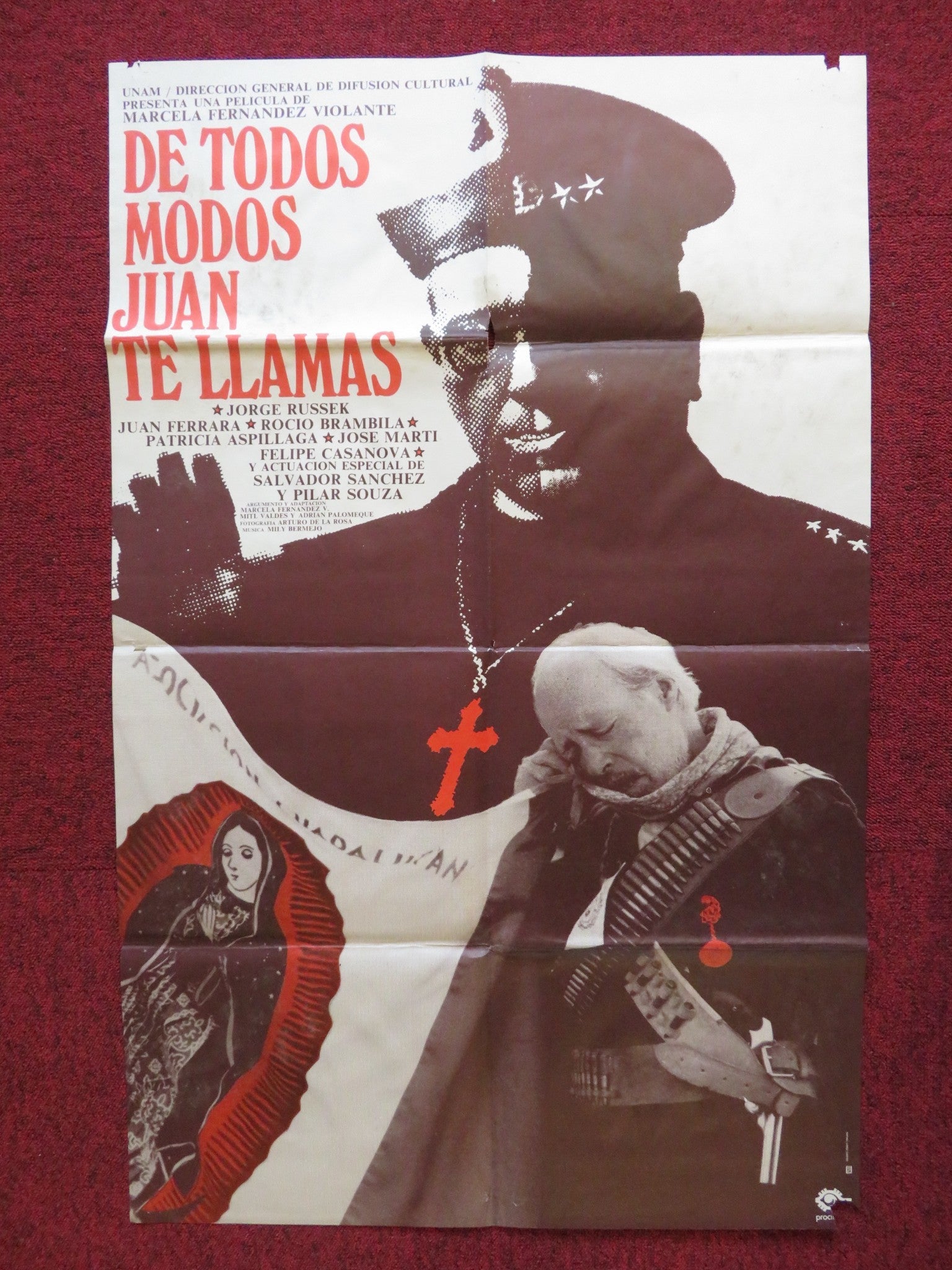 DE TODOS MODOS JUAN TE LLAMAS / THE GENERALS DAUGHTER ARGENTINIAN POSTER 1976 Rendezvous Cinema Movie posters