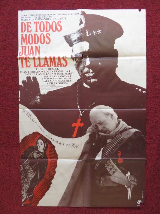 DE TODOS MODOS JUAN TE LLAMAS / THE GENERALS DAUGHTER ARGENTINIAN POSTER 1976 Rendezvous Cinema Movie posters