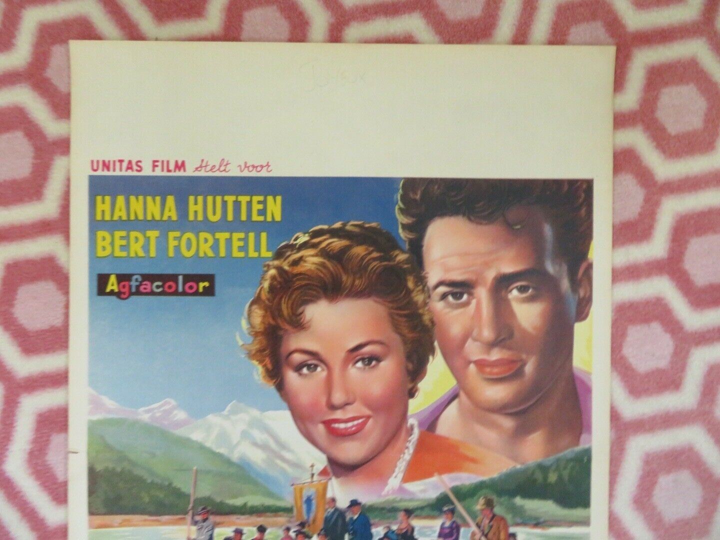 DE VROLIJKE BEDEVAART/ Die fröhliche Wallfahrt BELGIUM (21"x14") POSTER 1956 Movie posters