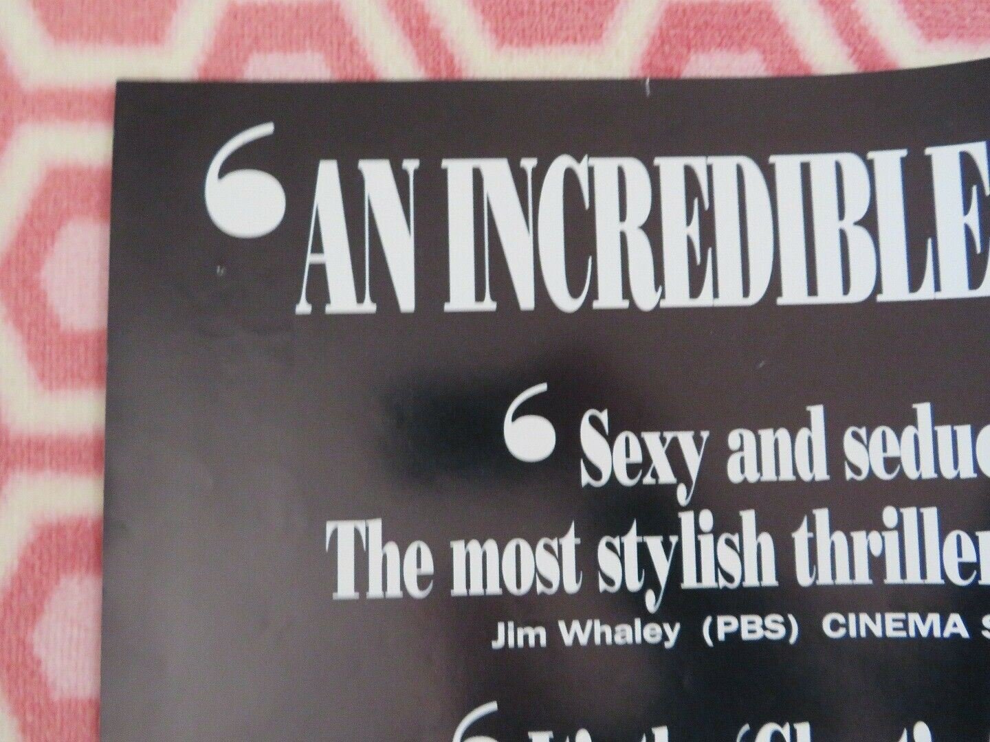 DEAD AGAIN BRITISH QUAD (30"x40") POSTER KENNETH BRANAGH ANDY GARCIA 1991 Movie posters