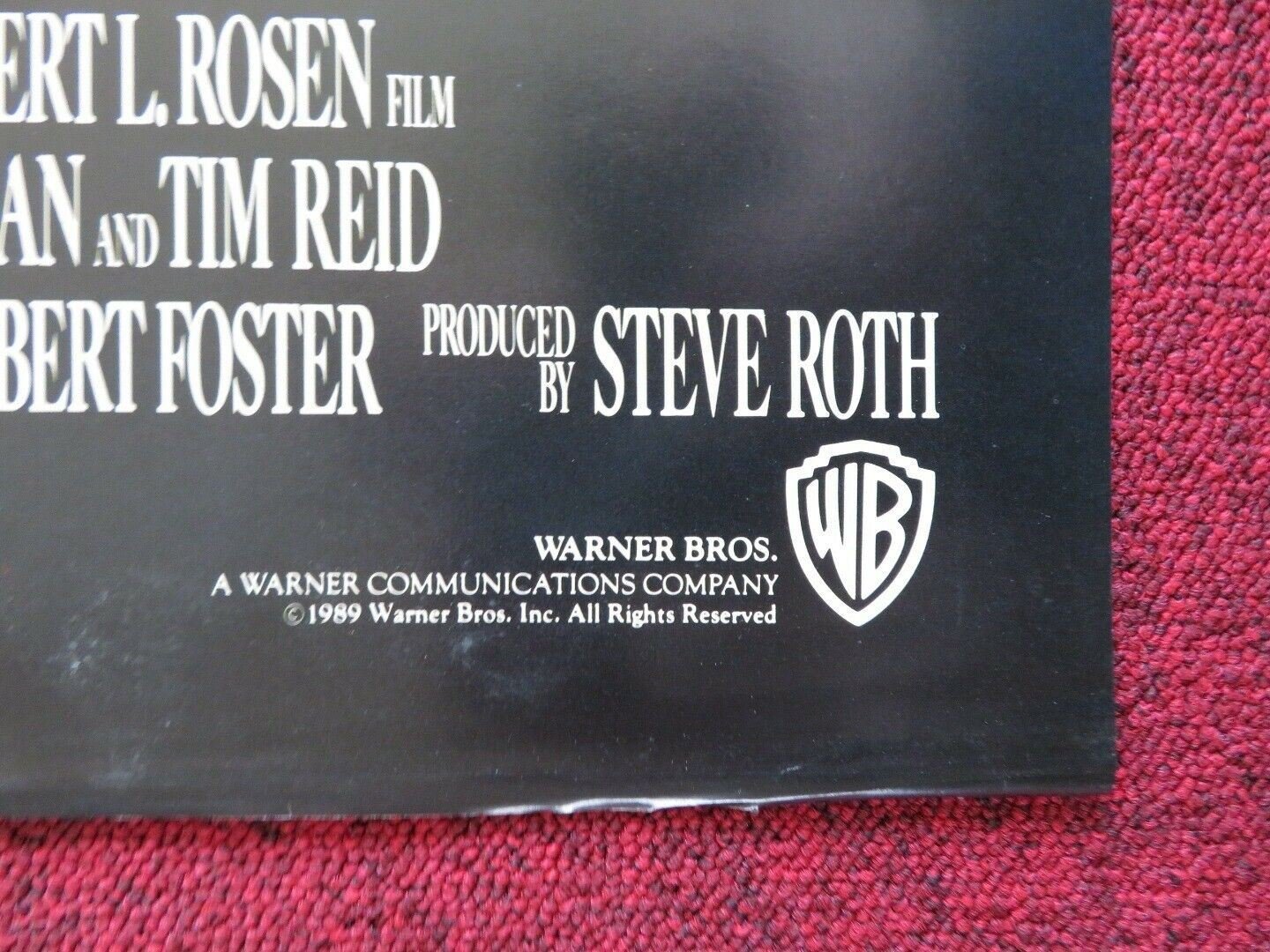 DEAD BANG FOLDED US ONE SHEET POSTER DON JOHNSON PENELOPE ANN MILLER 1989 - Rendezvous Cinema