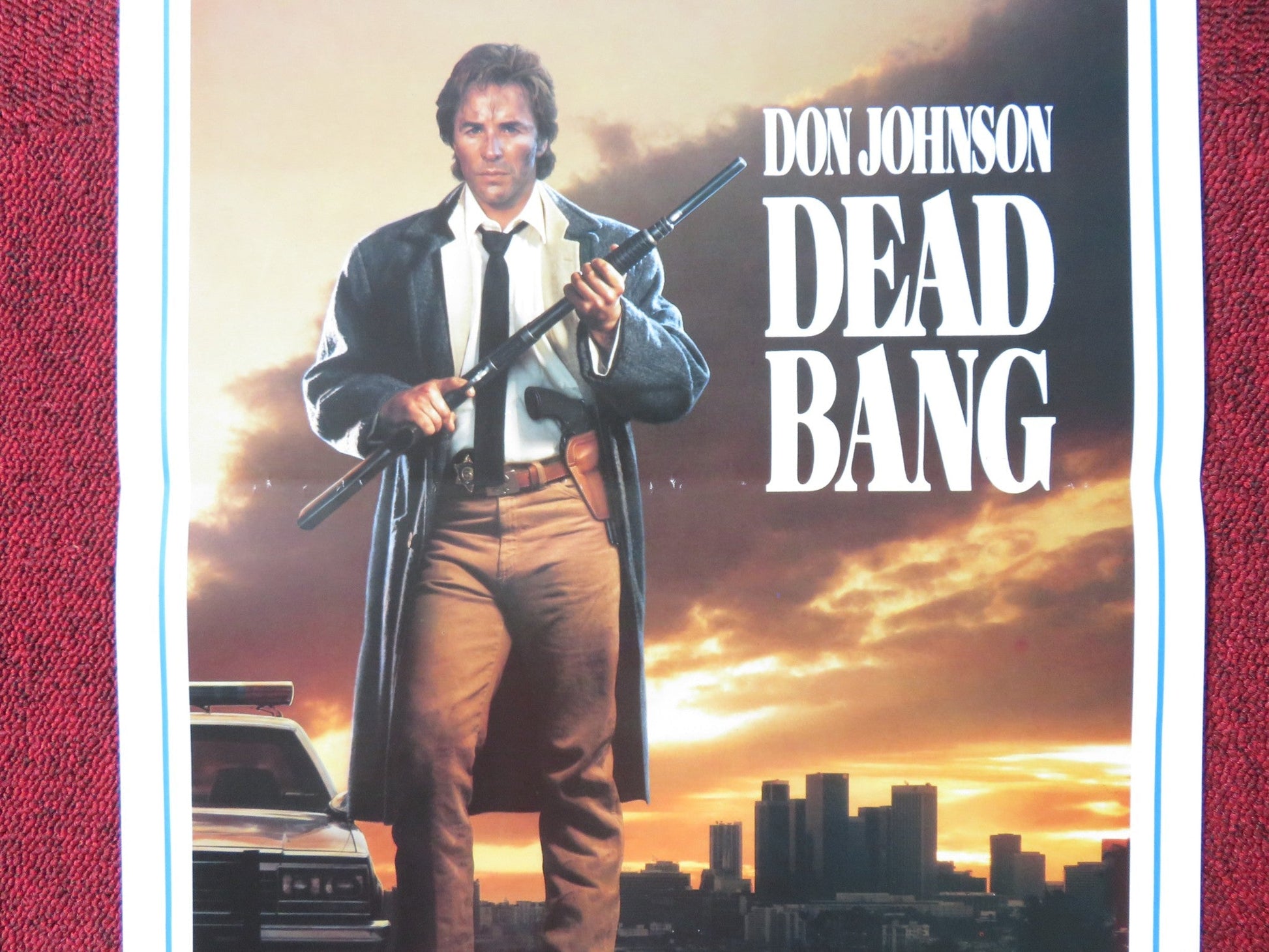 DEAD BANG ITALIAN LOCANDINA POSTER DON JOHNSON PENELOPE ANN MILLER 1989 Rendezvous Cinema Movie posters