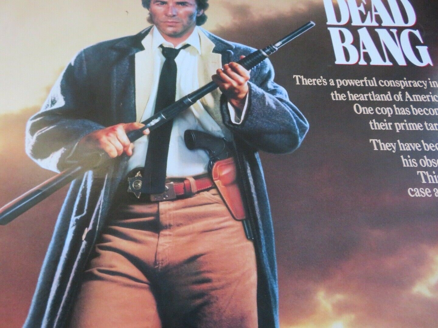 DEAD BANG US ONE SHEET ROLLED POSTER DON JOHNSON 1989 - Rendezvous Cinema