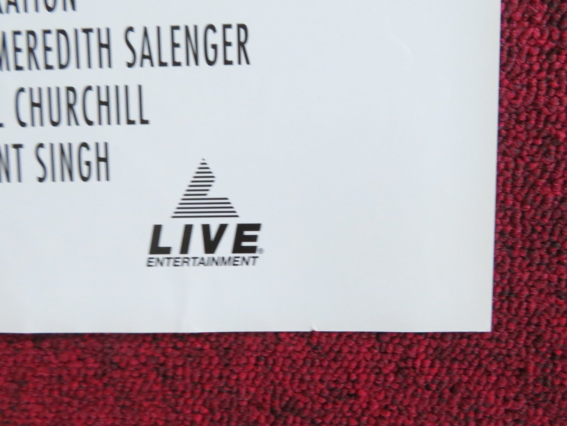 DEAD BEAT FOLDED US ONE SHEET POSTER BRUCE RAMSAY NATASHA GREGSON WAGNER 1994 Rendezvous Cinema Movie posters