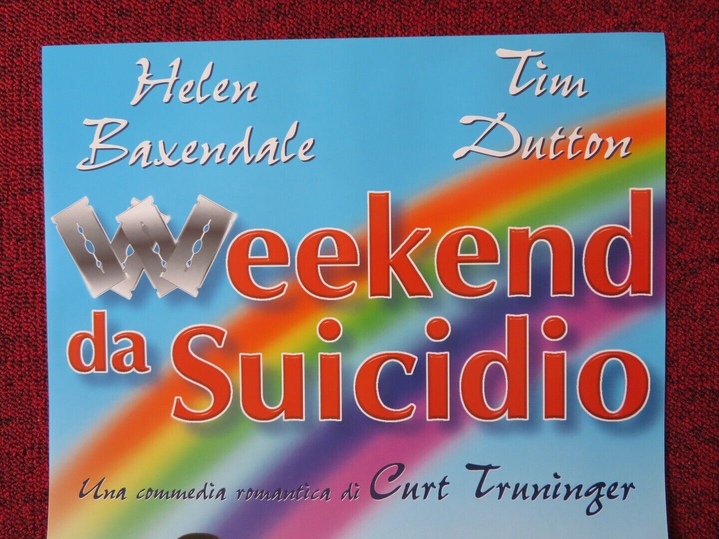 DEAD BY MONDAY ITALIAN LOCANDINA (27"x12.5") POSTER HELEN BAXENDALE 2001 Movie posters