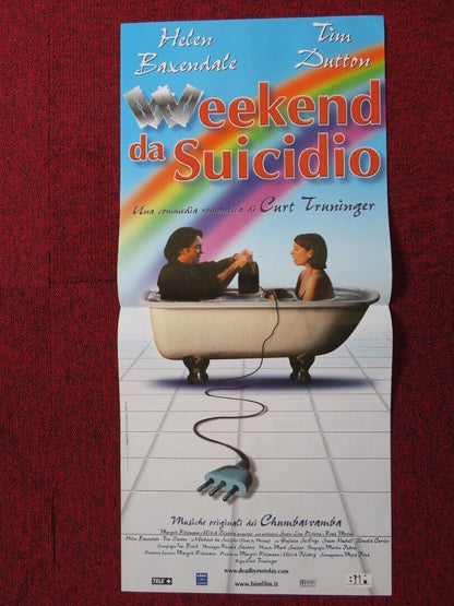 DEAD BY MONDAY ITALIAN LOCANDINA (27"x12.5") POSTER HELEN BAXENDALE 2001 Movie posters