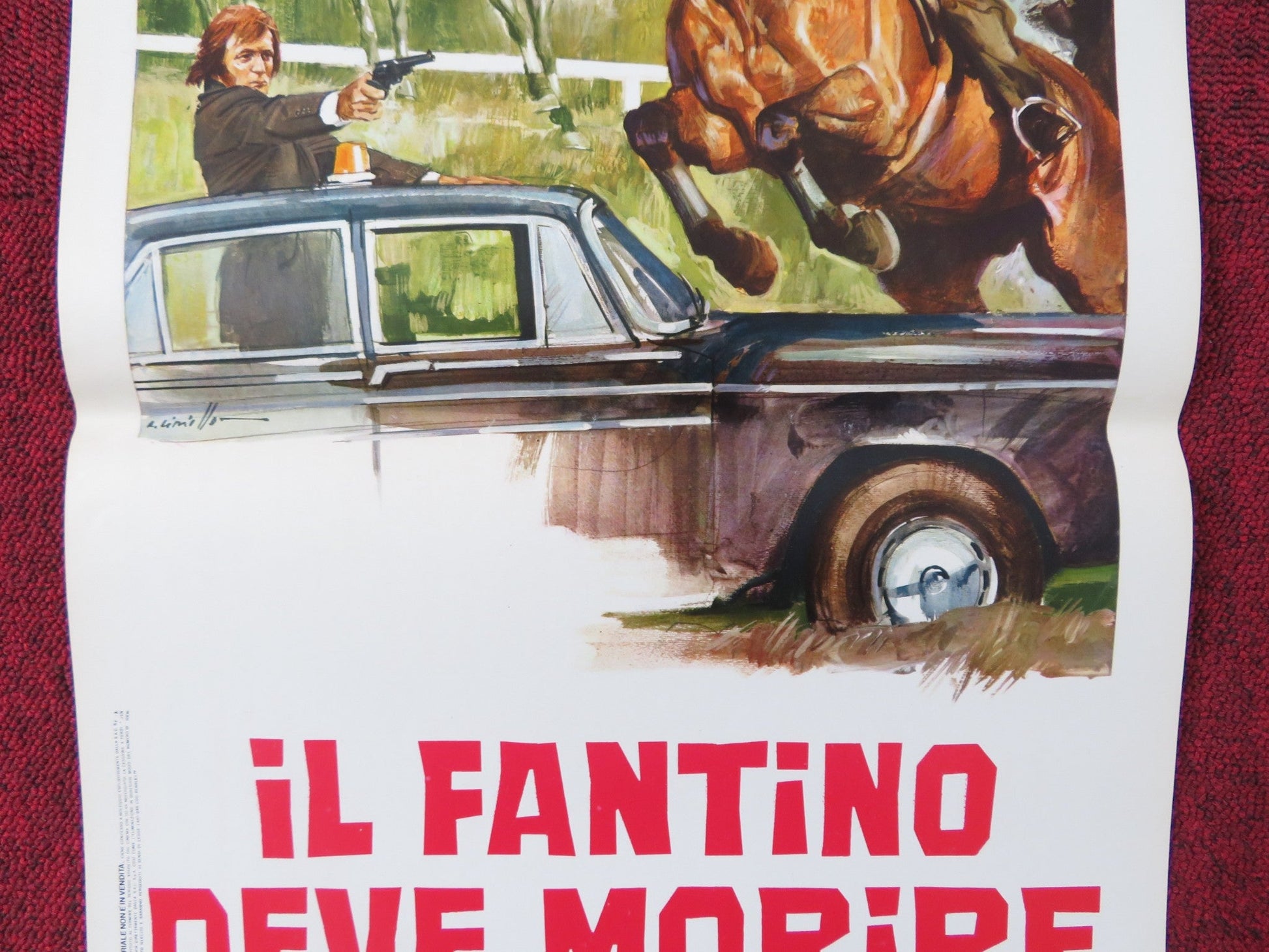 DEAD CERT ITALIAN LOCANDINA POSTER SCOTT ANTHONY JUDI DENCH 1974 Rendezvous Cinema Movie posters