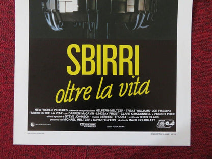 DEAD HEAT ITALIAN LOCANDINA (27.5"x13") POSTER TREAT WILLIAMS JOE PISCOPO 1989 Movie posters