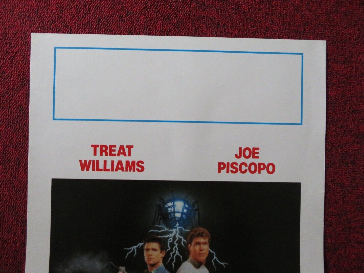 DEAD HEAT ITALIAN LOCANDINA (27.5"x13") POSTER TREAT WILLIAMS JOE PISCOPO 1989 Movie posters