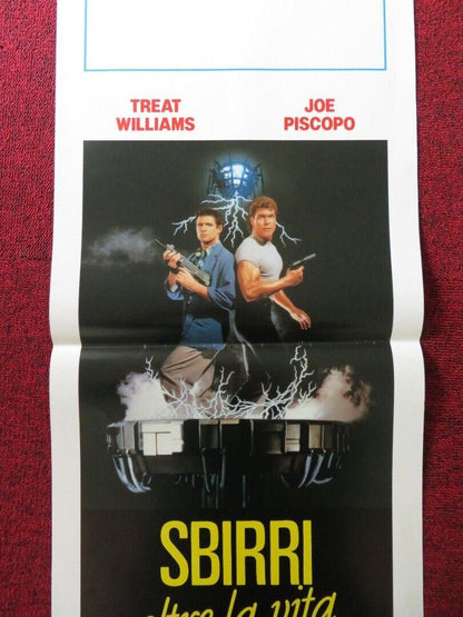DEAD HEAT ITALIAN LOCANDINA (27.5"x13") POSTER TREAT WILLIAMS JOE PISCOPO 1989 Movie posters