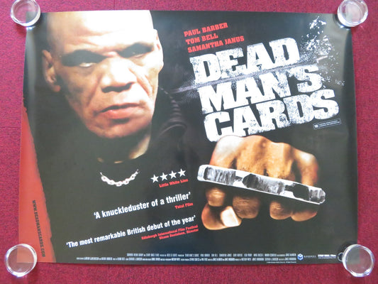 DEAD MAN'S CARDS UK QUAD (30"x 40") ROLLED POSTER PAUL BARBER TOM BELL 2006 Rendezvous Cinema Movie posters
