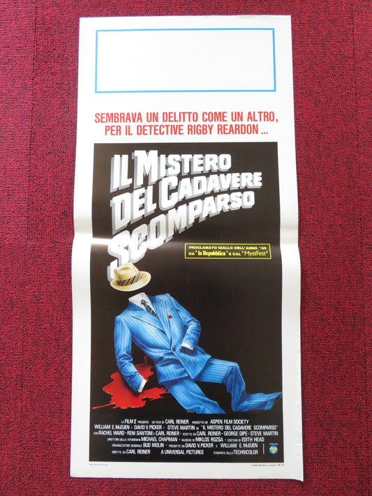 Dead Men Don't Wear Plaid ITALIAN LOCANDINA POSTER STEVE MARTIN 1982 Rendezvous Cinema Movie posters