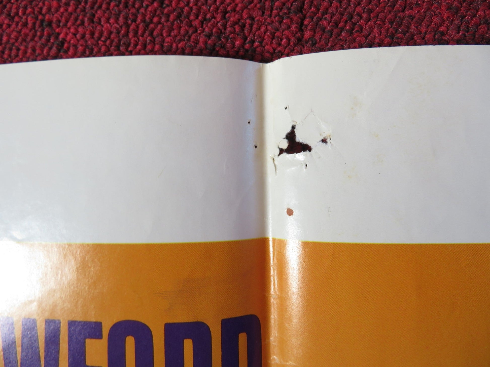 DEAD RUN FOLDED US ONE SHEET POSTER PETER LAWFORD IRA VON FURSTENBERG 1969 Rendezvous Cinema Movie posters