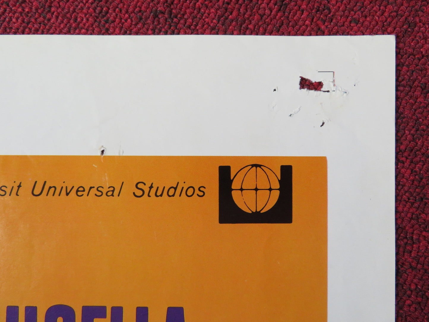 DEAD RUN FOLDED US ONE SHEET POSTER PETER LAWFORD IRA VON FURSTENBERG 1969 Rendezvous Cinema Movie posters