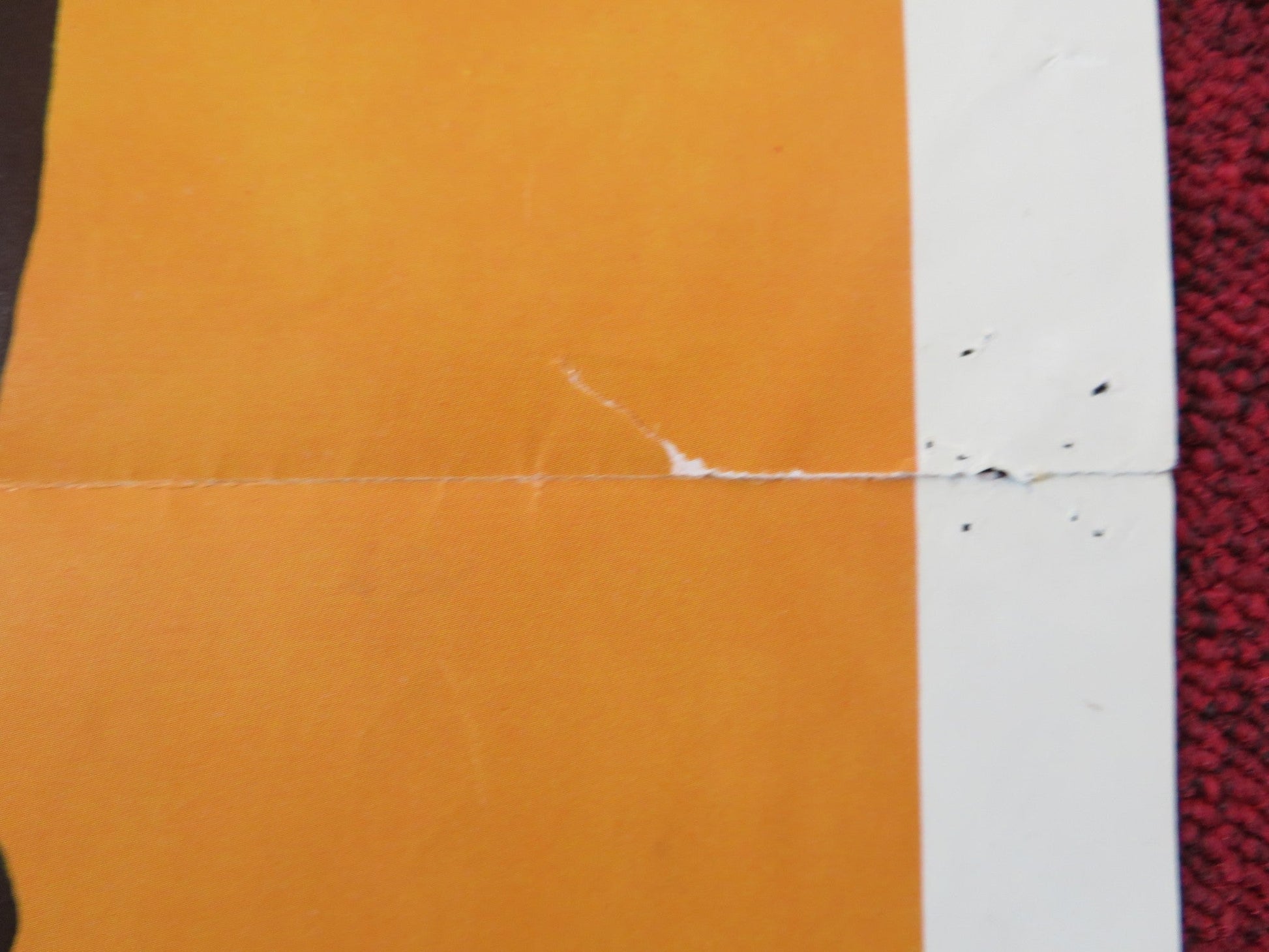 DEAD RUN FOLDED US ONE SHEET POSTER PETER LAWFORD IRA VON FURSTENBERG 1969 Rendezvous Cinema Movie posters