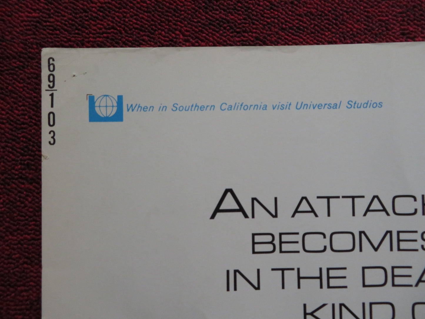 DEAD RUN US HALF SHEET (22"x 28") POSTER PETER LAWFORD GEROGES GERET 1969 Rendezvous Cinema Movie posters