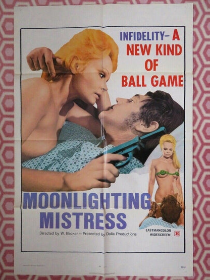 DEAD SEXY / MOONLIGHTING MISTRESS US ONE SHEET POSTER VERONIQUE VENDELL 1972 Movie posters