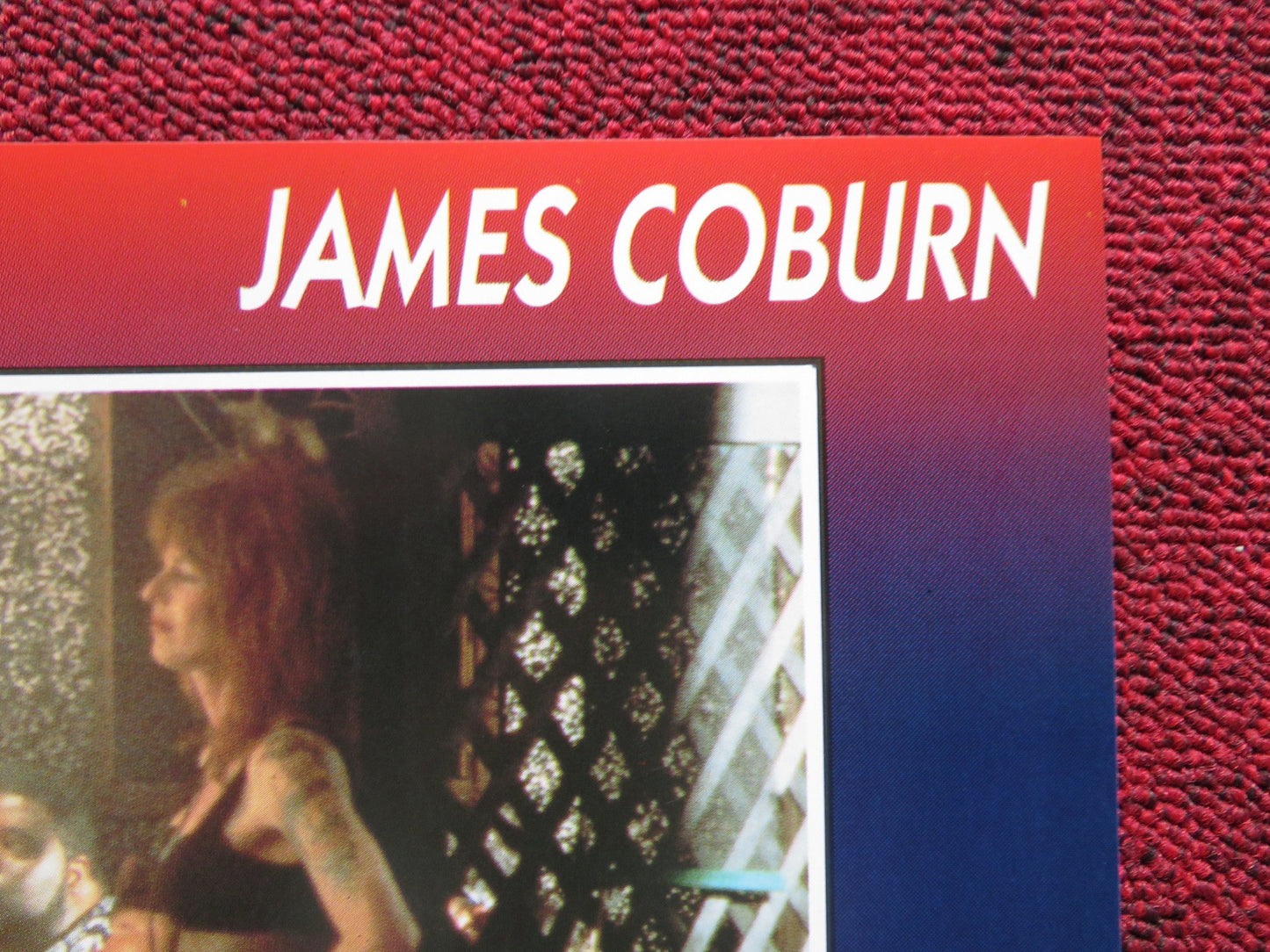 DEADFALL - A ITALIAN FOTOBUSTA POSTER NICOLAS CAGE JAMES COBURN 1993 Rendezvous Cinema Movie posters