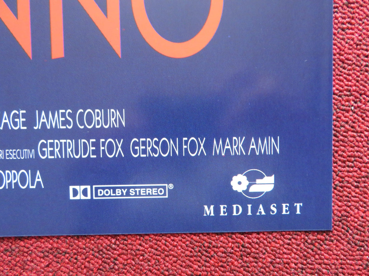 DEADFALL - C ITALIAN FOTOBUSTA POSTER NICOLAS CAGE JAMES COBURN 1993 Rendezvous Cinema Movie posters