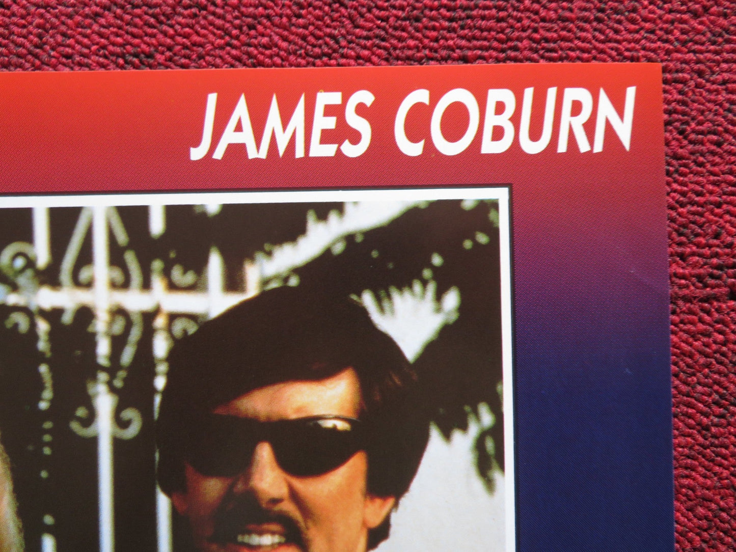 DEADFALL - D ITALIAN FOTOBUSTA POSTER NICOLAS CAGE JAMES COBURN 1993 Rendezvous Cinema Movie posters