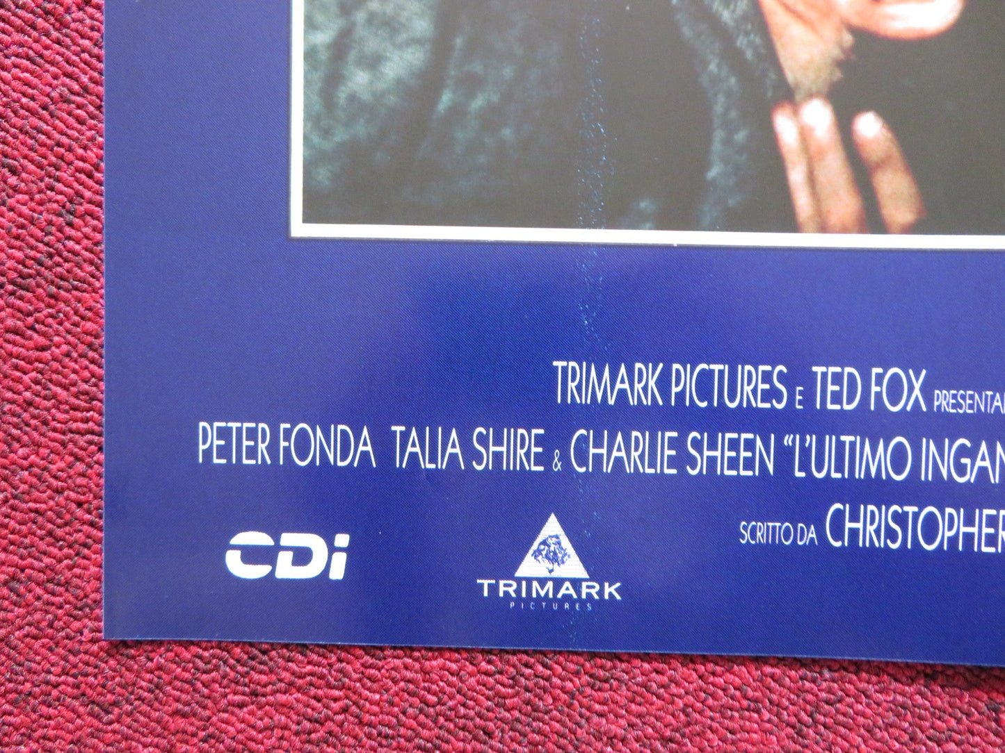 DEADFALL - D ITALIAN FOTOBUSTA POSTER NICOLAS CAGE JAMES COBURN 1993 Rendezvous Cinema Movie posters