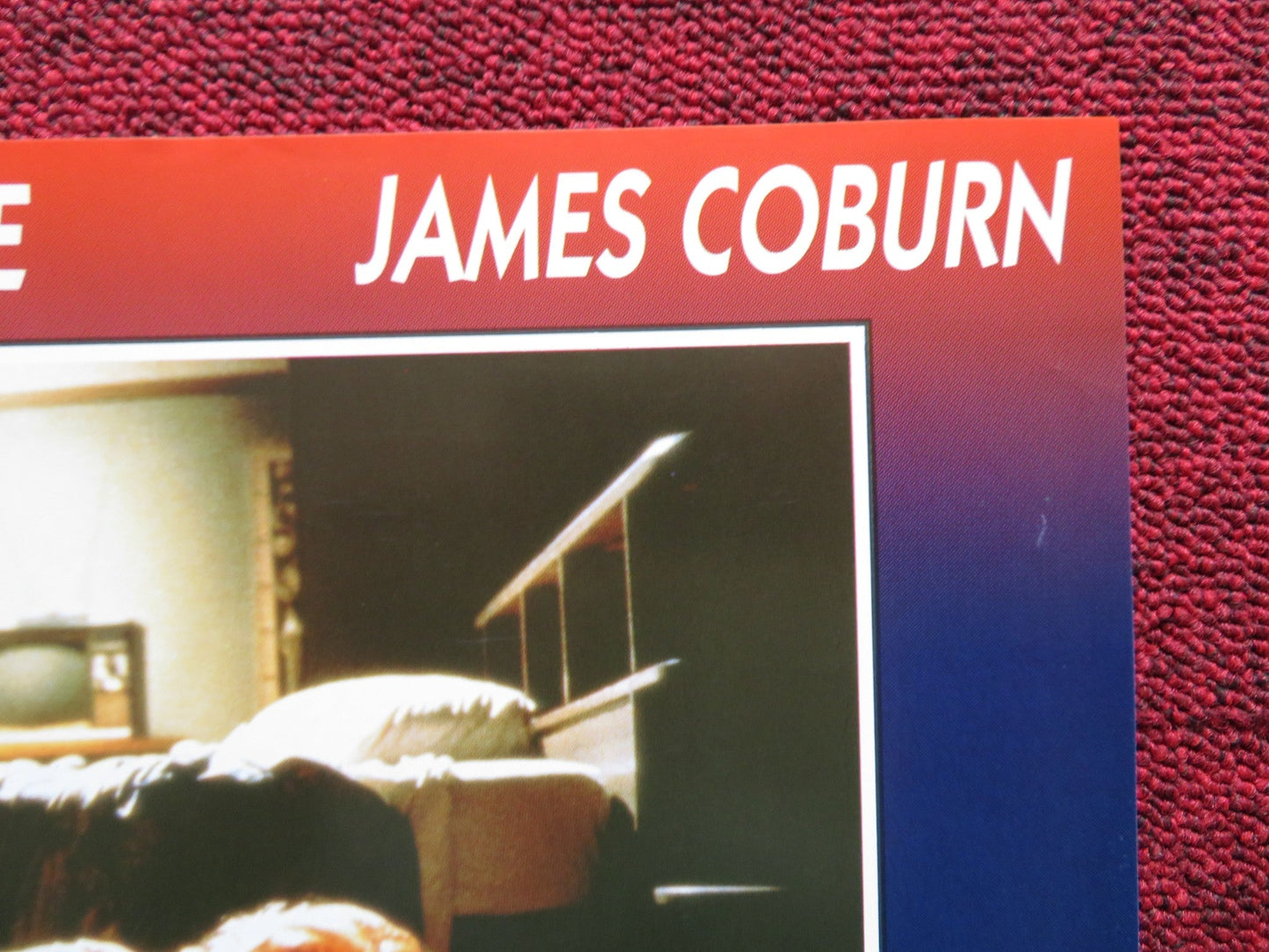 DEADFALL - F ITALIAN FOTOBUSTA POSTER NICOLAS CAGE JAMES COBURN 1993 Rendezvous Cinema Movie posters