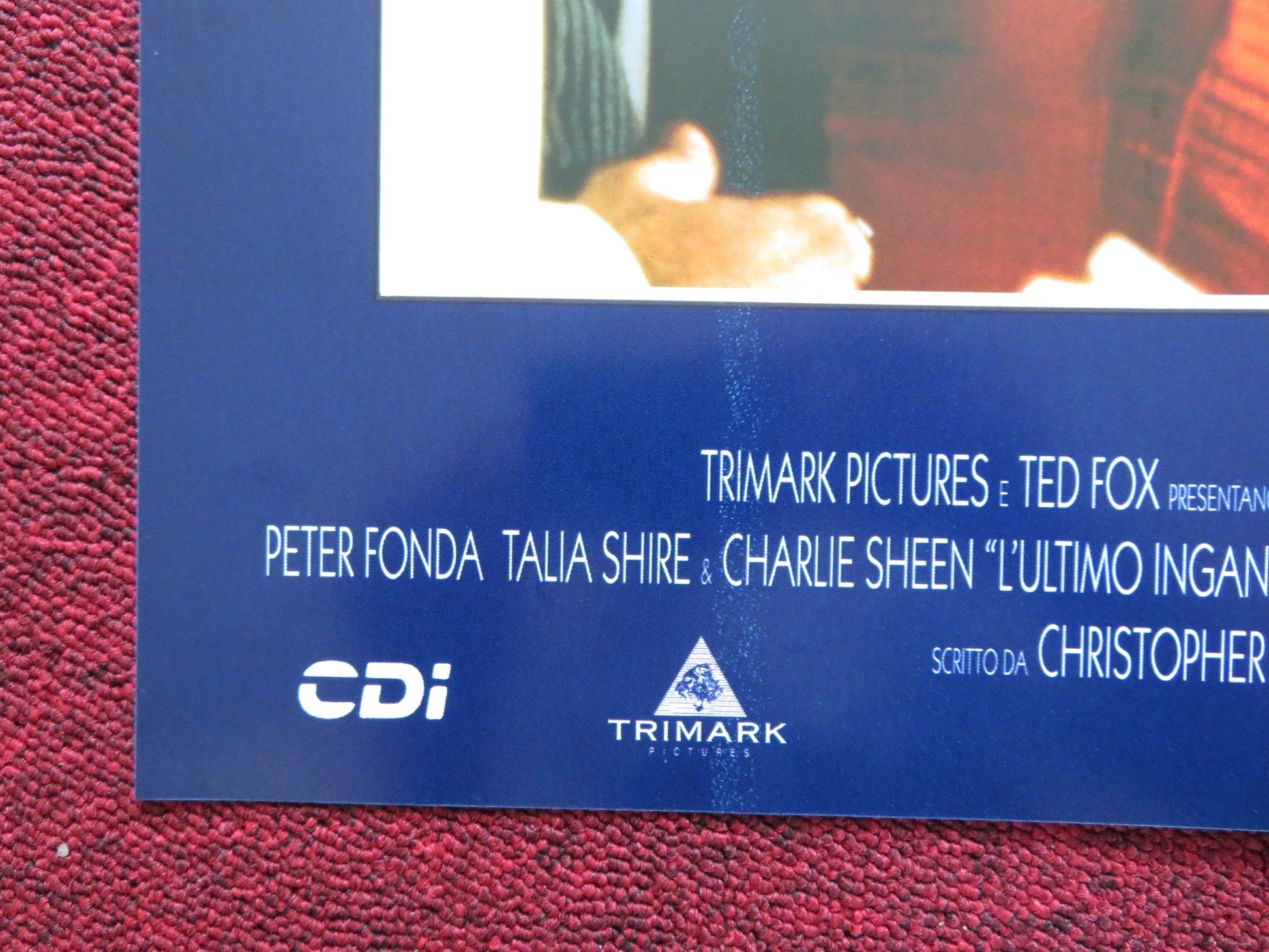 DEADFALL - F ITALIAN FOTOBUSTA POSTER NICOLAS CAGE JAMES COBURN 1993 Rendezvous Cinema Movie posters