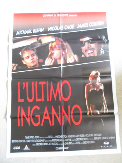 DEADFALL ITALIAN 2 FOGLIO POSTER JAMES COBURN NICOLAS CAGE 1993 Rendezvous Cinema Movie posters