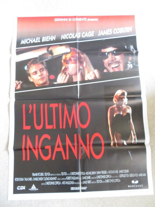 DEADFALL ITALIAN 2 FOGLIO POSTER JAMES COBURN NICOLAS CAGE 1993 Rendezvous Cinema Movie posters