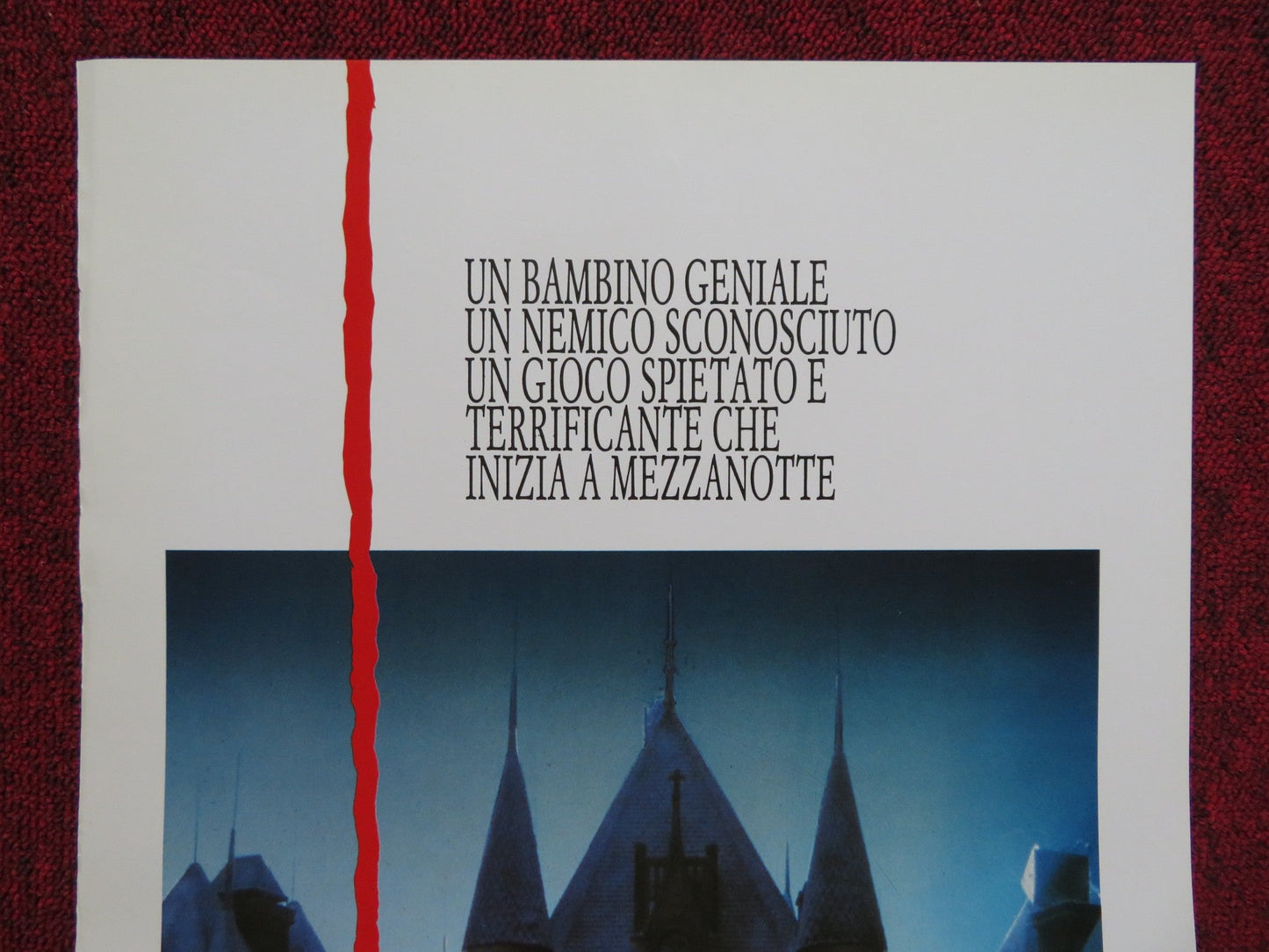 DEADLY GAMES ITALIAN LOCANDINA POSTER BRIGITTE FOSSEY LOUIS DUCREUX 1990 Rendezvous Cinema Movie posters