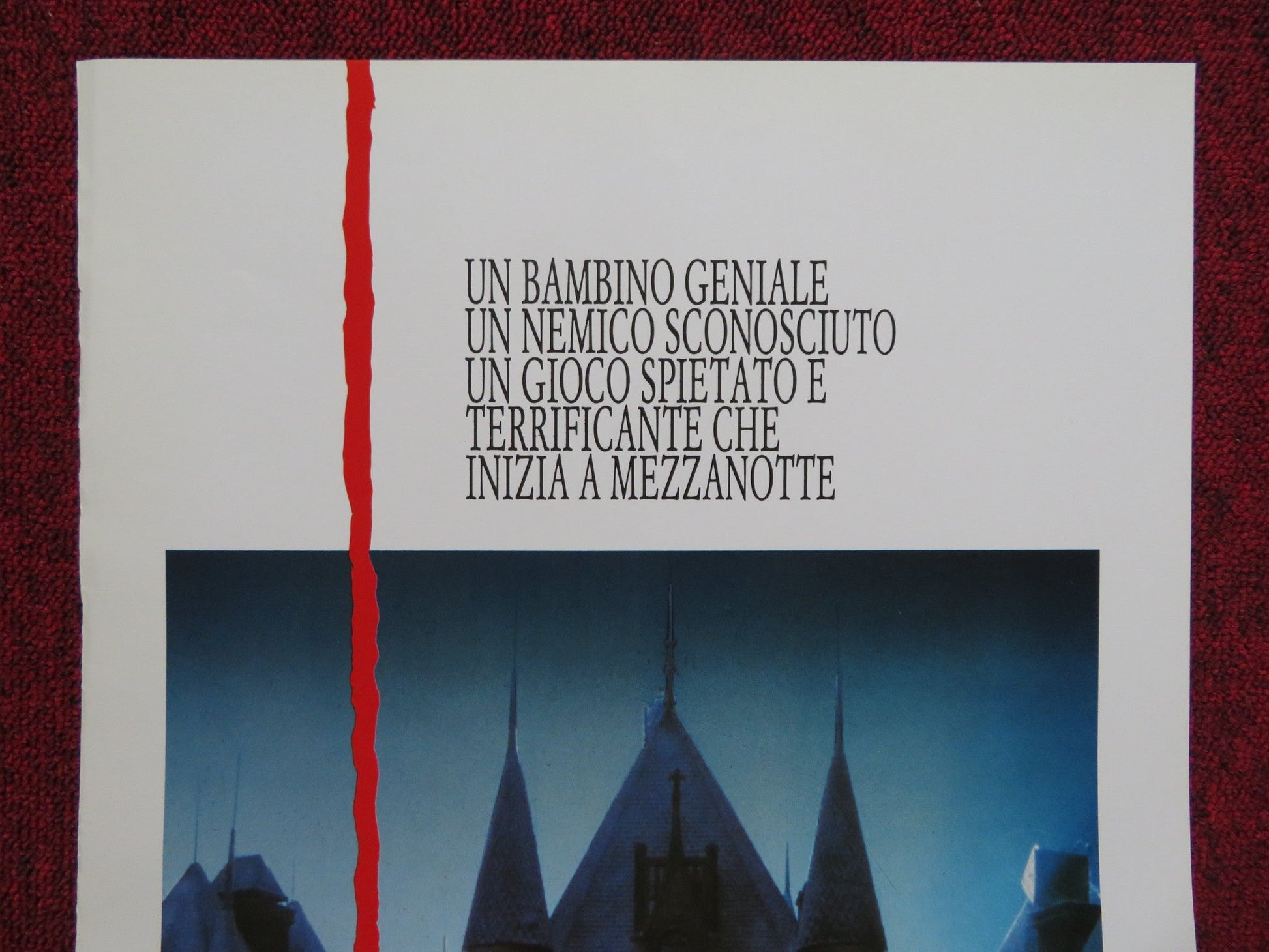 DEADLY GAMES ITALIAN LOCANDINA POSTER BRIGITTE FOSSEY LOUIS DUCREUX 1990 Rendezvous Cinema Movie posters