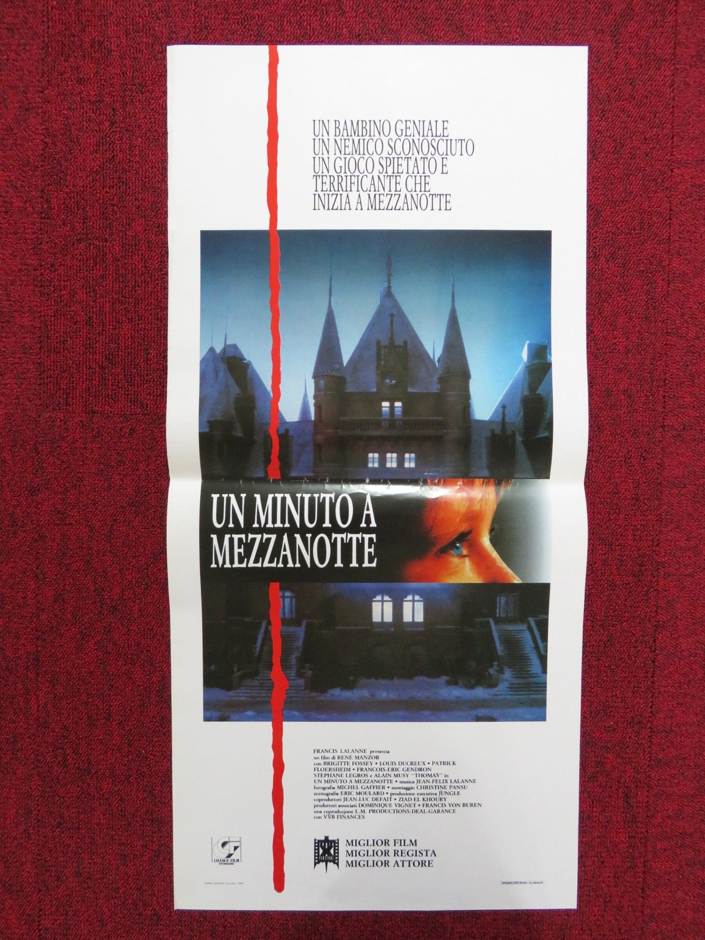 DEADLY GAMES ITALIAN LOCANDINA POSTER BRIGITTE FOSSEY LOUIS DUCREUX 1990 Rendezvous Cinema Movie posters