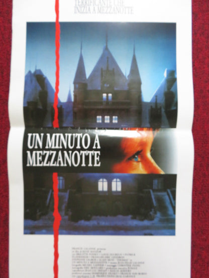 DEADLY GAMES ITALIAN LOCANDINA POSTER BRIGITTE FOSSEY LOUIS DUCREUX 1990 Rendezvous Cinema Movie posters