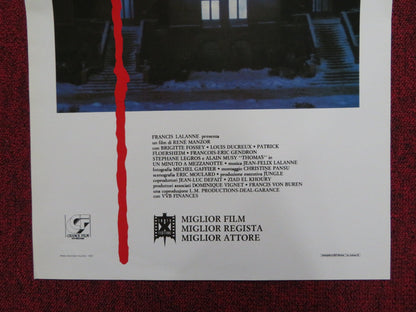 DEADLY GAMES ITALIAN LOCANDINA POSTER BRIGITTE FOSSEY LOUIS DUCREUX 1990 Rendezvous Cinema Movie posters