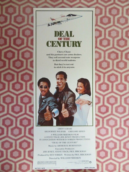 DEAL OF CENTURY US INSERT (14"x 36") POSTER CHEVY CHASE SIGORNEY WEAVER 1983 Movie posters