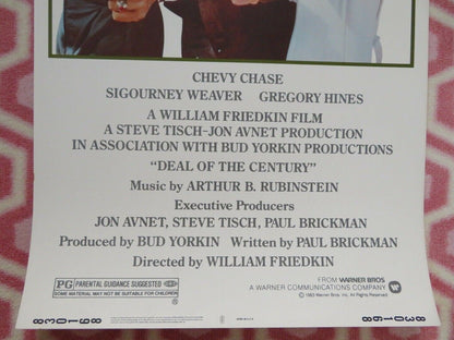 DEAL OF CENTURY US INSERT (14"x 36") POSTER CHEVY CHASE SIGORNEY WEAVER 1983 Movie posters