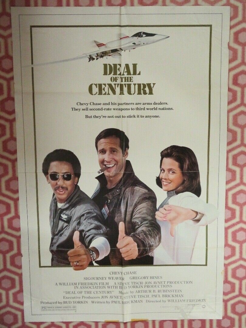 DEAL OF THE CENTURY US ONE SHEET POSTER WILLIAM FRIEDKIN CHEVY CHASE - Rendezvous Cinema