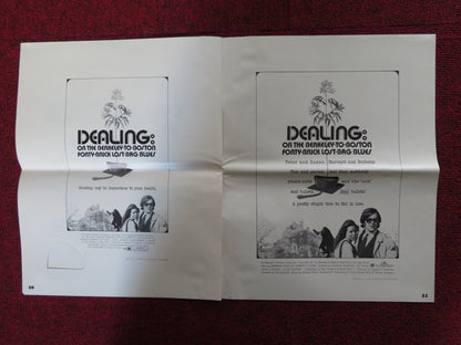 DEALING: OR THE BERKELEY TO BOSTON.. - PRESSBOOK CUT WARNER BROS. 1972 Rendezvous Cinema Movie posters