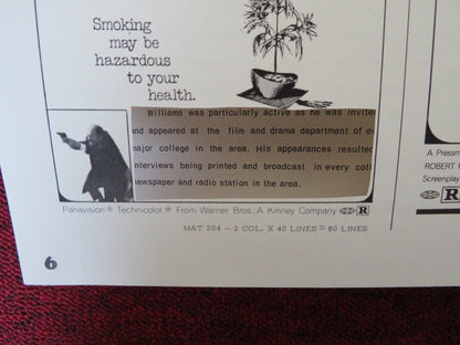 DEALING: OR THE BERKELEY TO BOSTON.. - PRESSBOOK CUT WARNER BROS. 1972 Rendezvous Cinema Movie posters