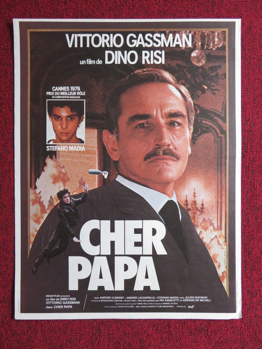 DEAR FATHER FRENCH POSTER VITTORIO GASSMAN AURORE CLEMENT 1979 Rendezvous Cinema Movie posters