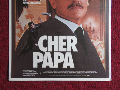DEAR FATHER FRENCH POSTER VITTORIO GASSMAN AURORE CLEMENT 1979 Rendezvous Cinema Movie posters