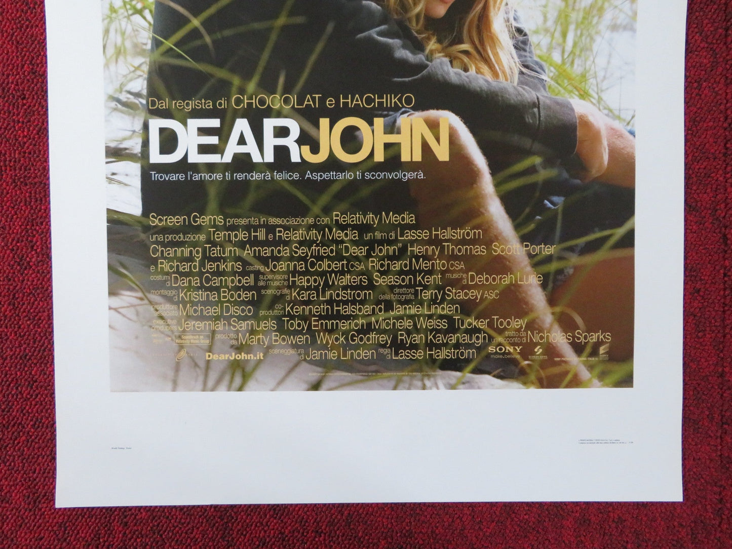DEAR JOHN ITALIAN LOCANDINA POSTER CHANNING TATUM AMANDA SEYFRIED 2010 Rendezvous Cinema Movie posters