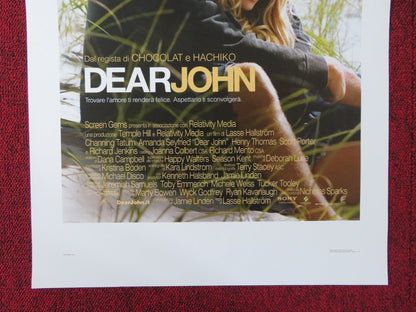 DEAR JOHN ITALIAN LOCANDINA POSTER CHANNING TATUM AMANDA SEYFRIED 2010 Rendezvous Cinema Movie posters