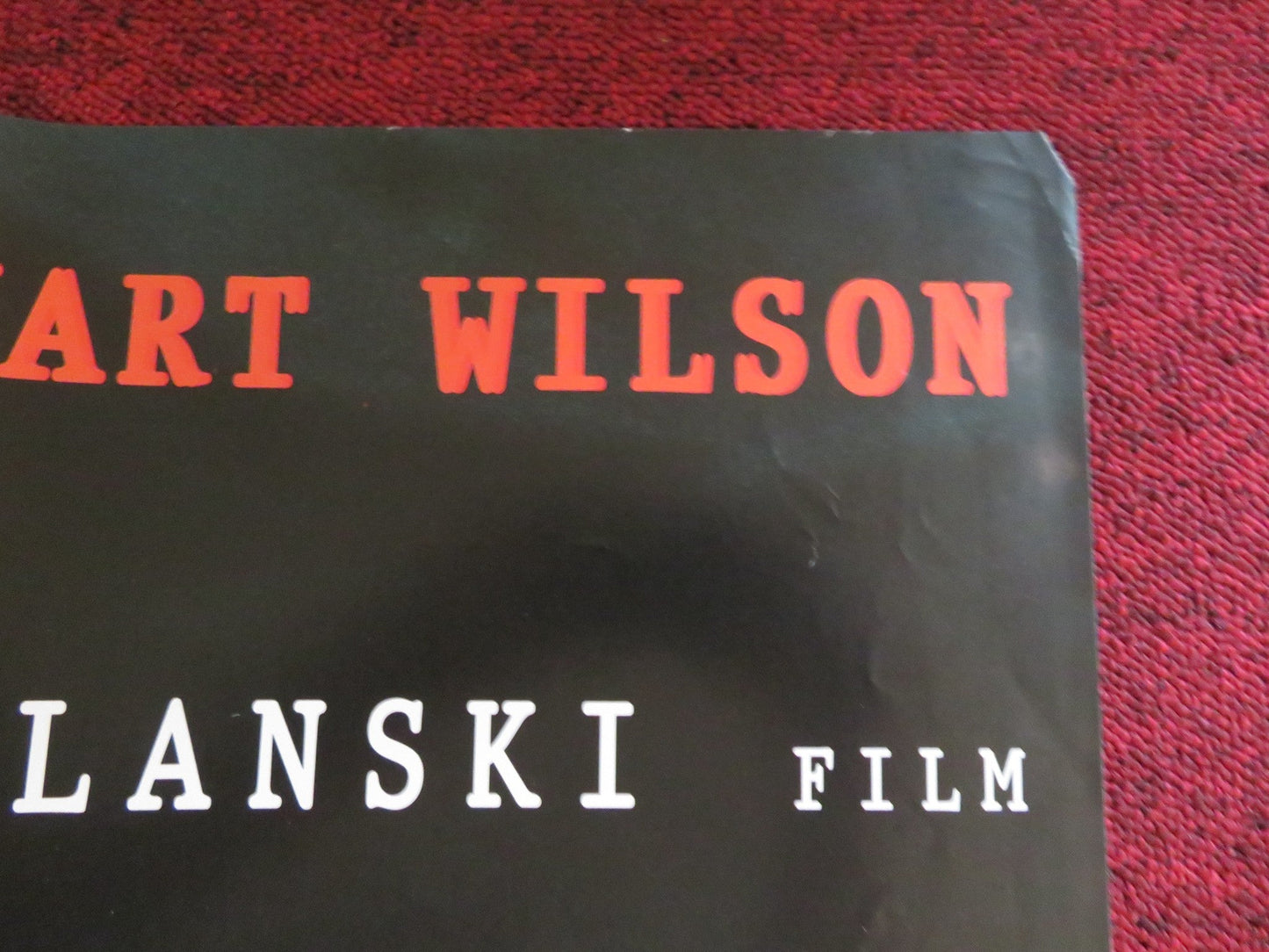 DEATH AND THE MAIDEN QUAD (30" x 40") POSTER FOLDED SIGOURNEY WEAVER 1994 Rendezvous Cinema Movie posters