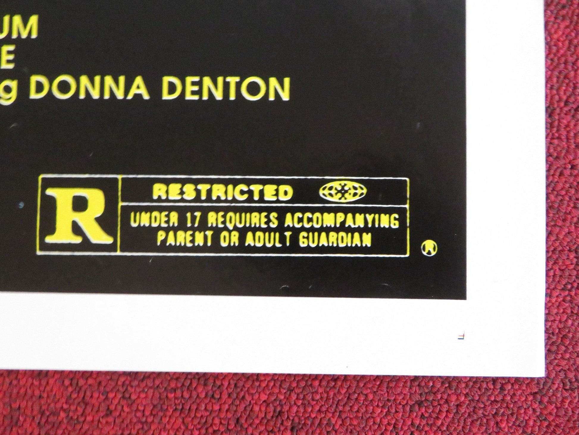 DEATH BLOW: A CRY FOR JUSTICE FOLDED US ONE SHEET POSTER FRANK STALLONE 1987 Rendezvous Cinema Movie posters