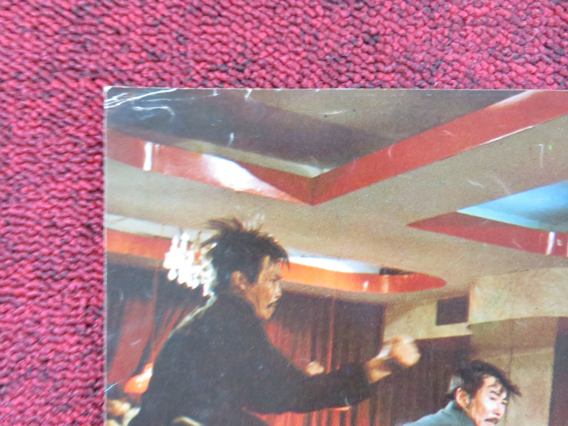 DEATH COMES IN THREE - B ITALIAN FOTOBUSTA POSTER ALAN TANG JENNY HU 1973 Rendezvous Cinema Movie posters