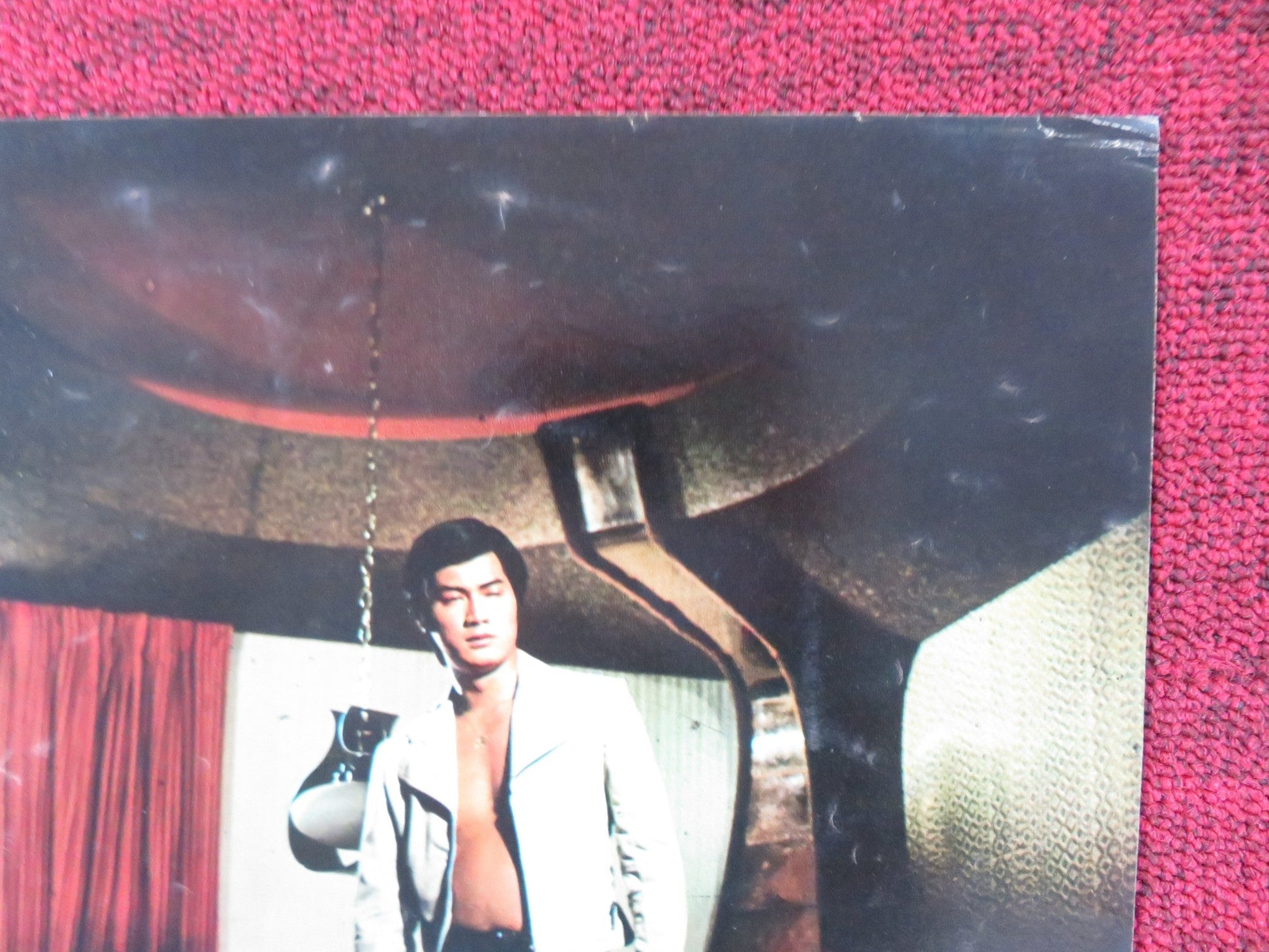 DEATH COMES IN THREE - D ITALIAN FOTOBUSTA POSTER ALAN TANG JENNY HU 1973 Rendezvous Cinema Movie posters