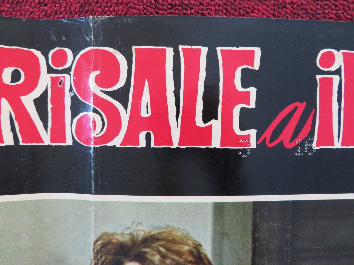 DEATH OCCURRED LAST NIGHT - A ITALIAN FOTOBUSTA POSTER RAF VALLONE F WOLFF 1970 Rendezvous Cinema Movie posters