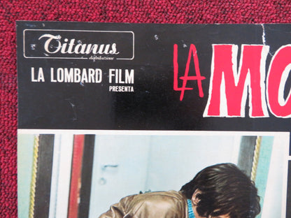 DEATH OCCURRED LAST NIGHT - B ITALIAN FOTOBUSTA POSTER RAF VALLONE F WOLFF 1970 Rendezvous Cinema Movie posters