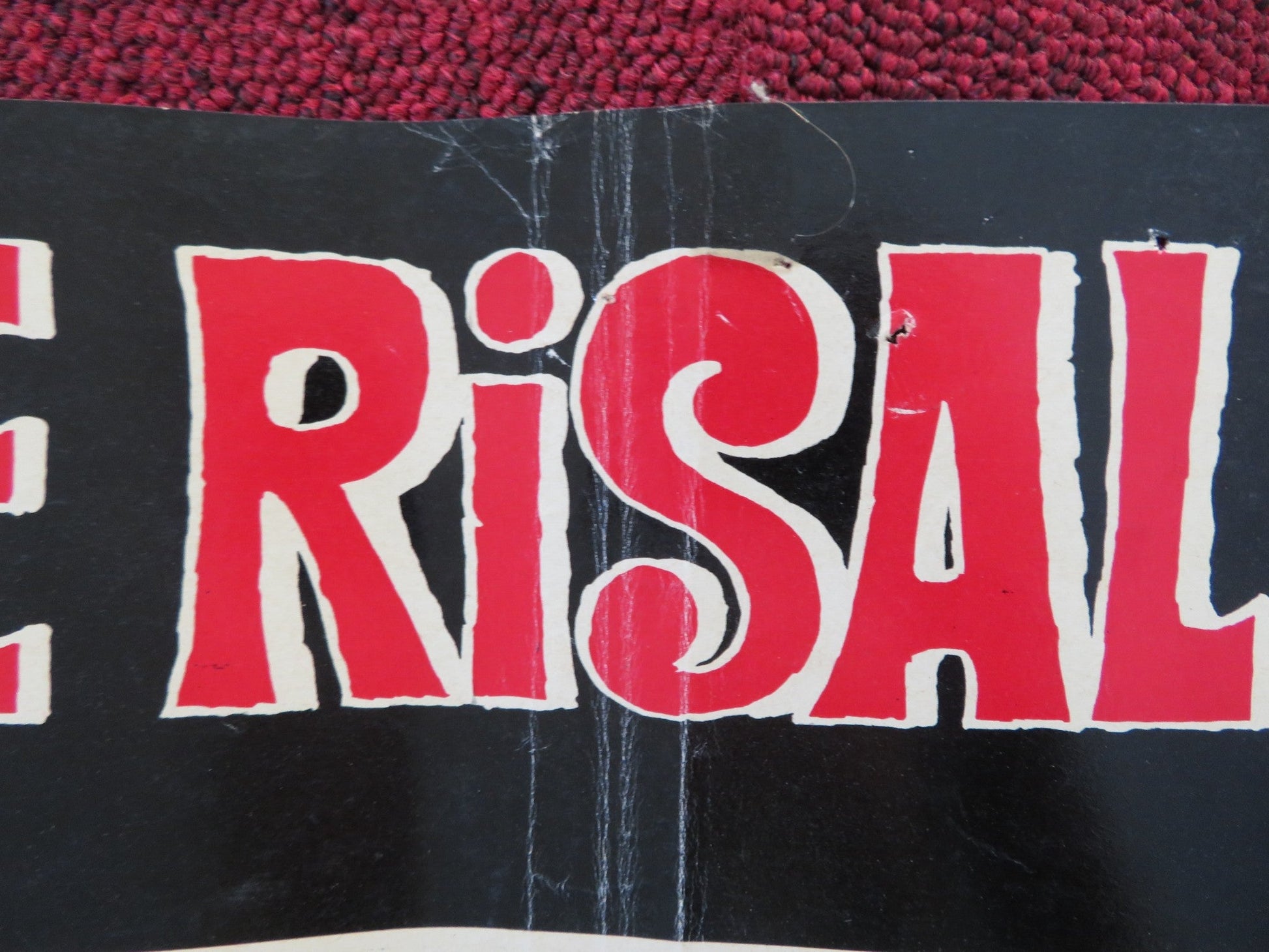 DEATH OCCURRED LAST NIGHT - B ITALIAN FOTOBUSTA POSTER RAF VALLONE F WOLFF 1970 Rendezvous Cinema Movie posters